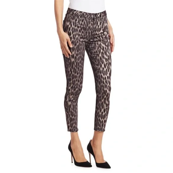 L'AGENCE Leopard Print Ankle Pants - Picture 5 of 8